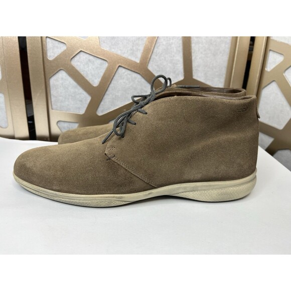 Ecco Men Suede Leather Boots 45 Us 11 11.5 Shoes Chukka Brown shoes main image 8